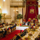 A state banquet at Buckingham Palace from October 20, 2015.